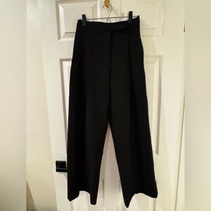 Zara Black Wide-Leg Women's Pants
